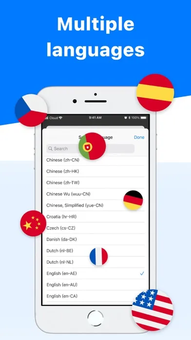 ภาพหน้าจอของ Transcribe – Speech to Text