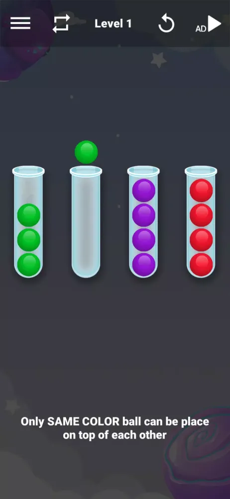 Скриншоты Ball Sort Puzzle 2021