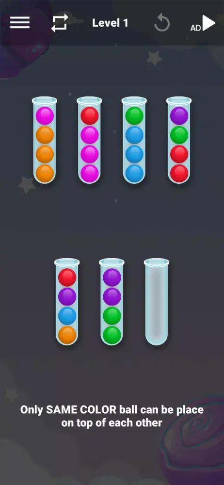 Скриншоты Ball Sort Puzzle 2021