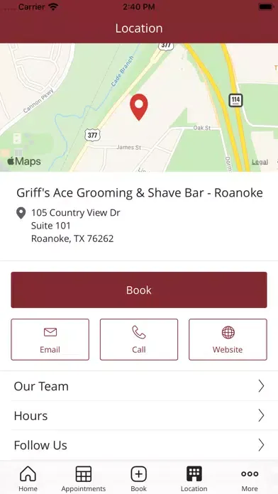 Captures d'écran de Griff’s Ace Grooming