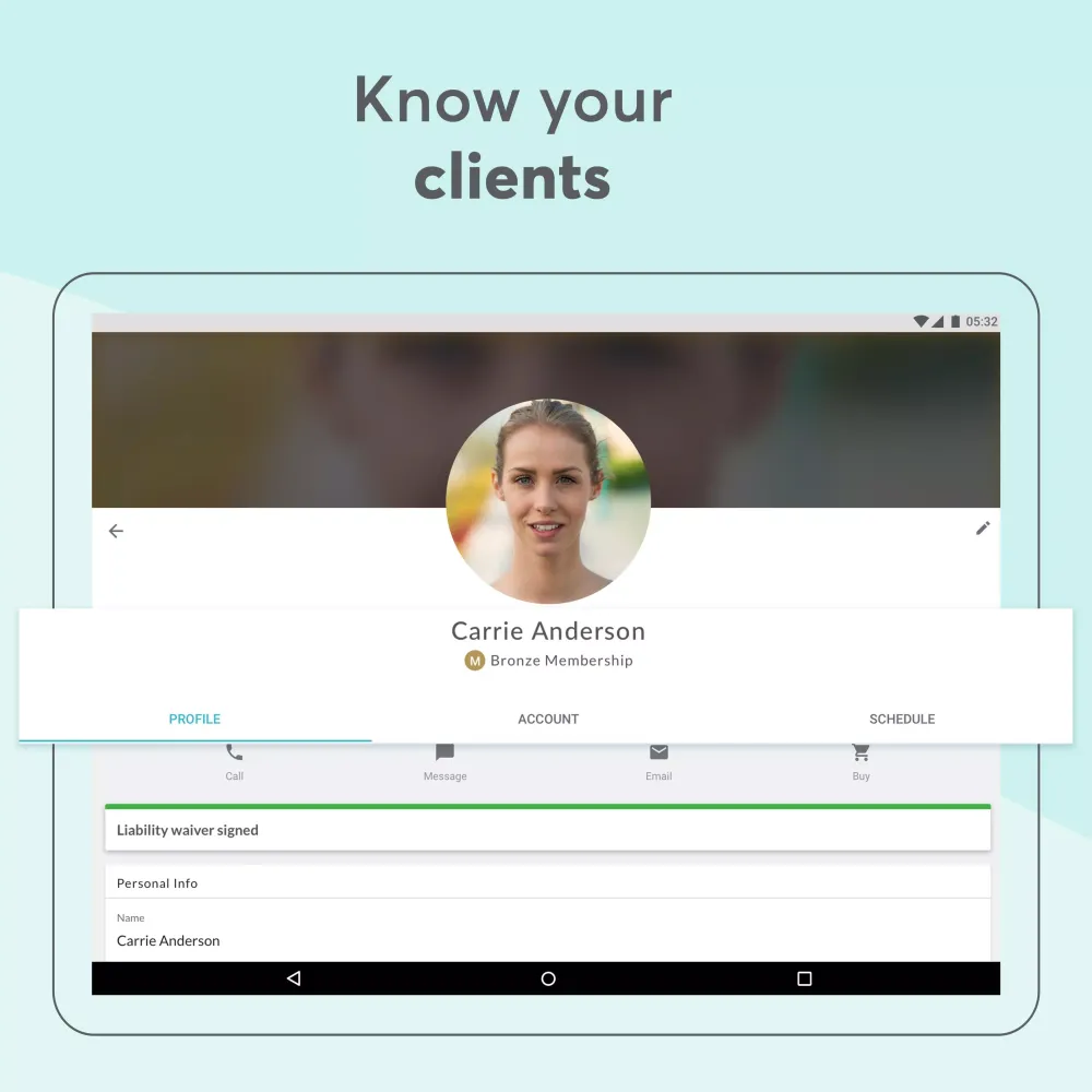 Captures d'écran de Mindbody Business