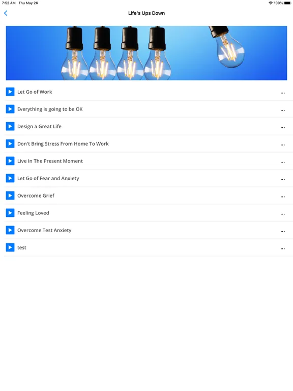Tangkapan layar Mindset Booster iPad 