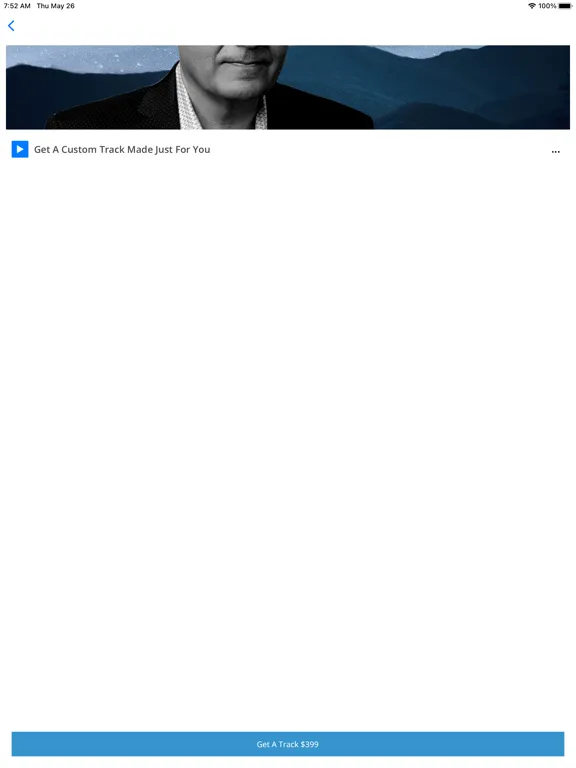 Tangkapan layar Mindset Booster iPad 