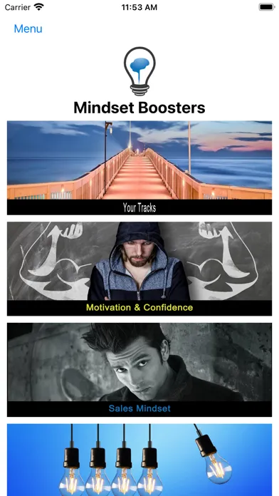 Tangkapan layar Mindset Booster