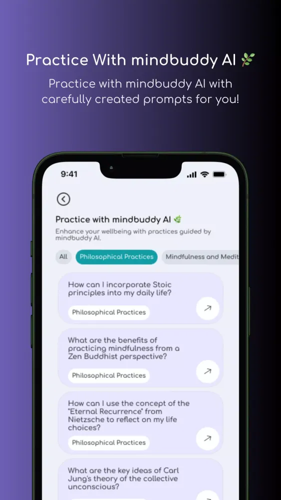 mindbuddy: wellbeing companion应用截图