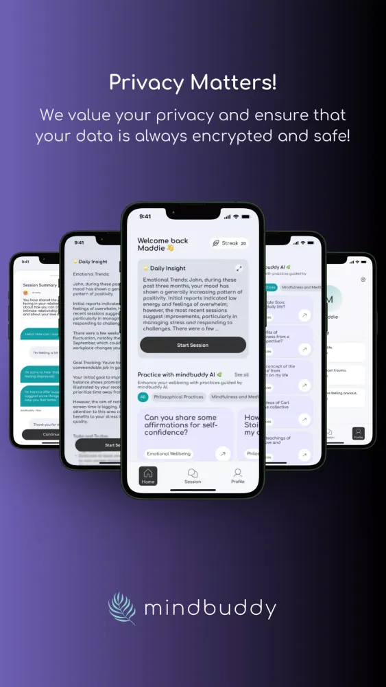 mindbuddy: wellbeing companion应用截图