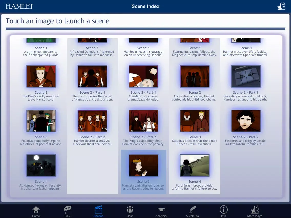 Shakespeare In Bits: Hamlet iPad  سکرین شاٹس