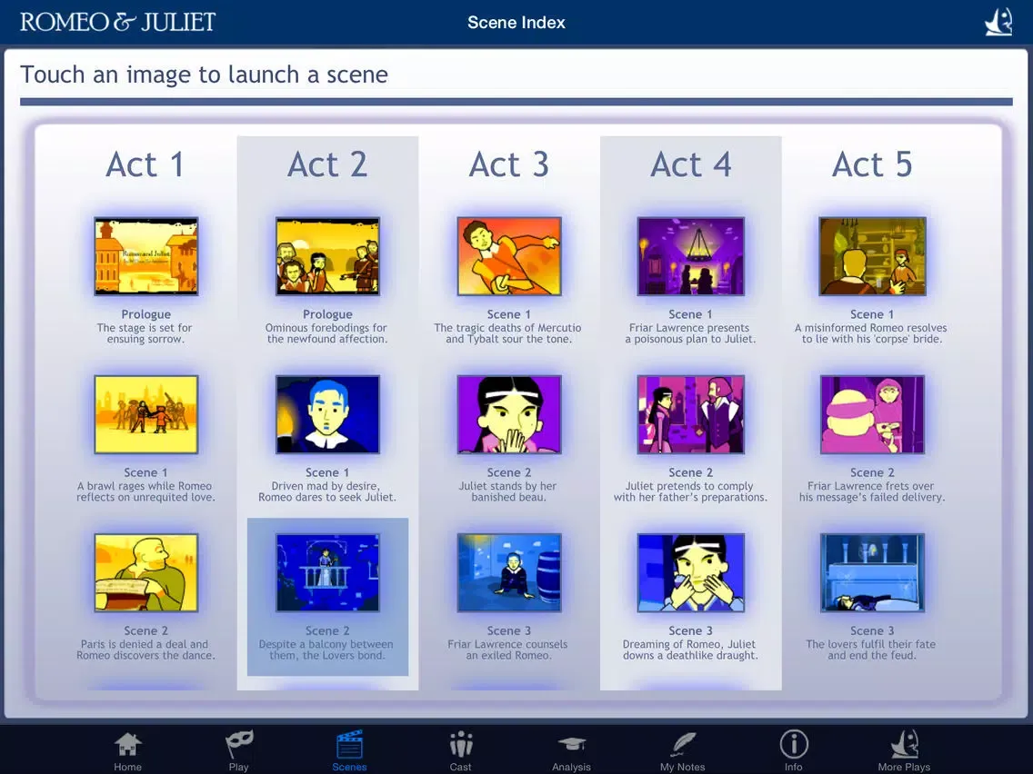 Shakespeare In Bits: Romeo & Juliet iPad  Screenshots