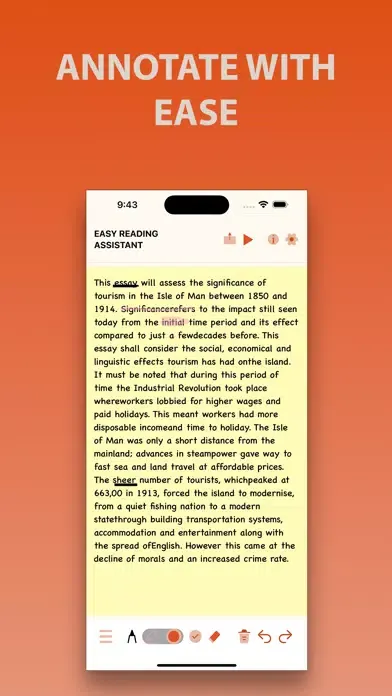Capturas de tela do ERA - Easy Reading Assistant