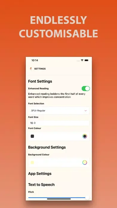 Capturas de tela do ERA - Easy Reading Assistant