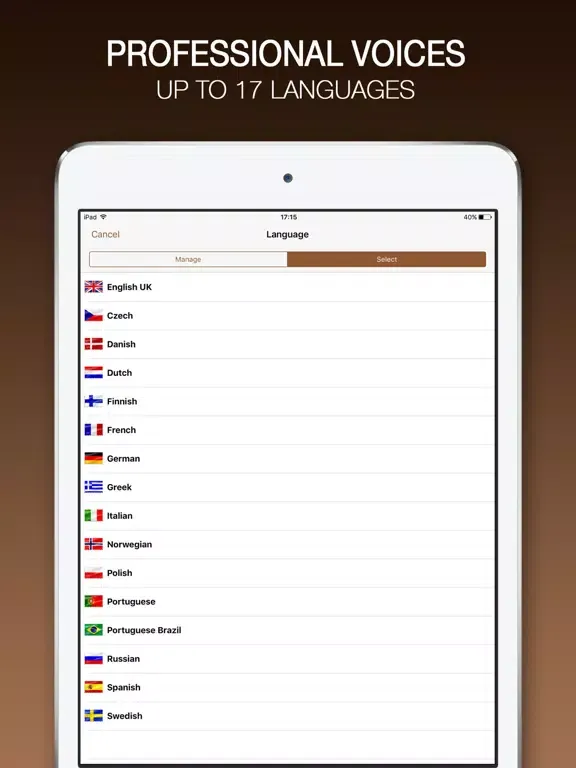Captures d'écran de vBookz Audiobooks iPad 