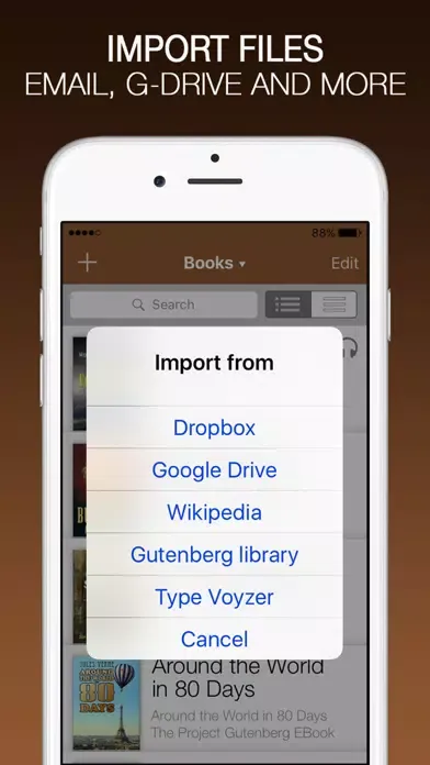 Captures d'écran de vBookz Audiobooks
