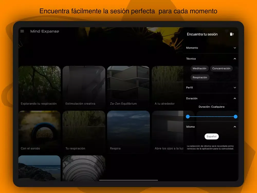 Capturas de tela do Mind Expanse iPad 