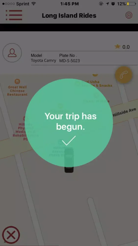 Ảnh chụp màn hình của Long Island Taxi Exchange