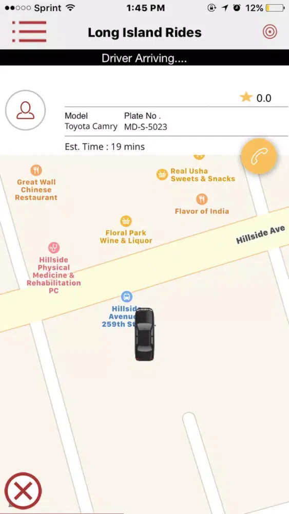 Ảnh chụp màn hình của Long Island Taxi Exchange