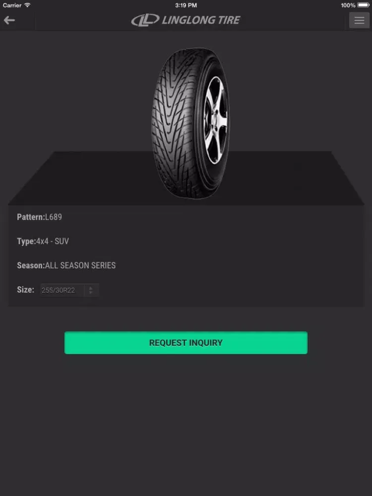 Ling Long Tires iPad  سکرین شاٹس