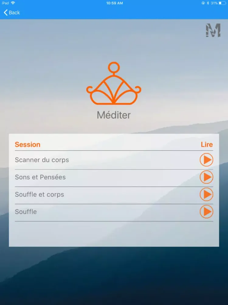 Скриншоты Mindfield : Guided meditation iPad 
