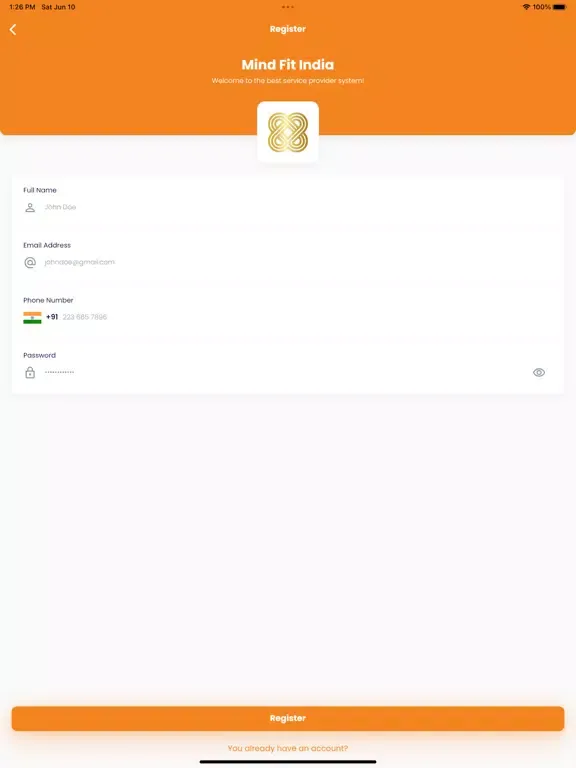 MindFit India iPad 應用截圖