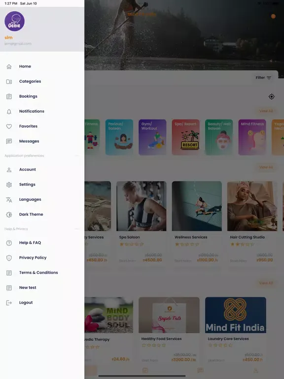 MindFit India iPad 應用截圖