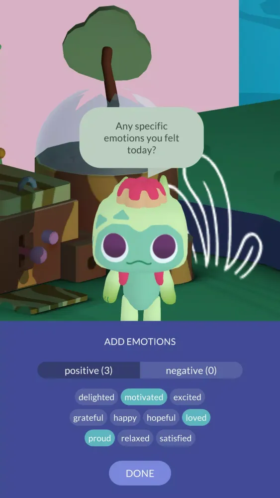 Tangkapan layar Fig: The Game for Depression