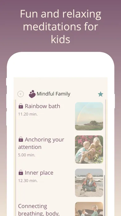 Screenshot di Mindful Family kids meditation