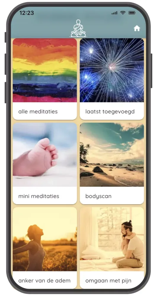 KalmteKompas - mindfulness app Screenshots