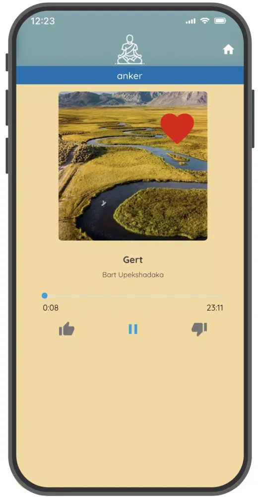 KalmteKompas - mindfulness app Screenshots