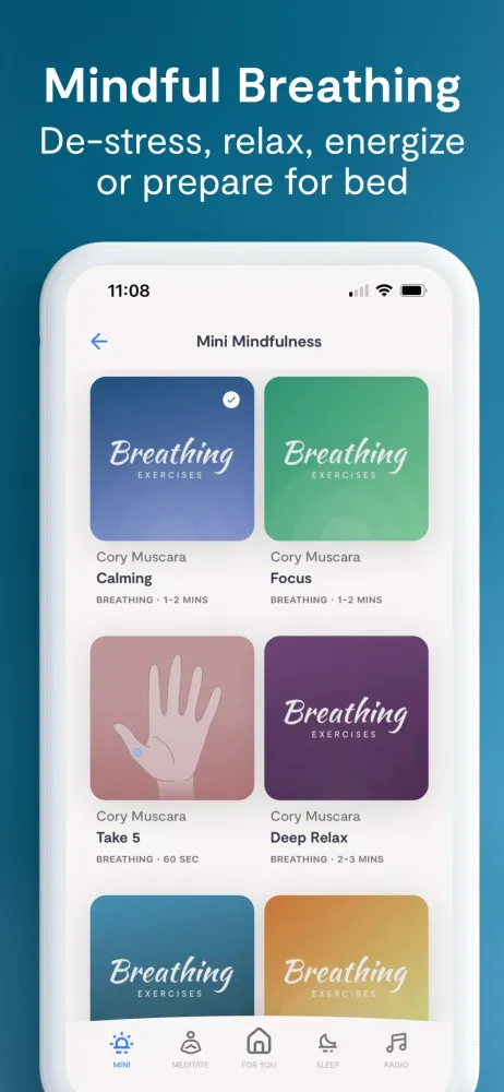 تصاویر Mindfulness.com Meditation App