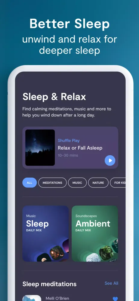 تصاویر Mindfulness.com Meditation App