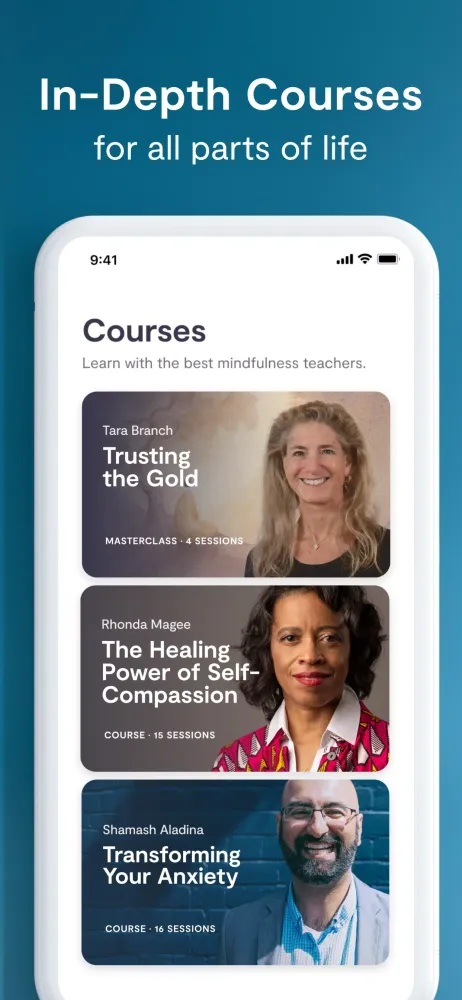 تصاویر Mindfulness.com Meditation App