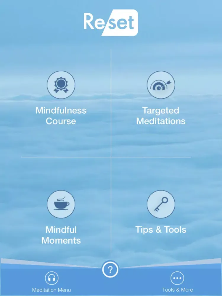Reset: Guided Meditation & Mindfulness iPad  Screenshots