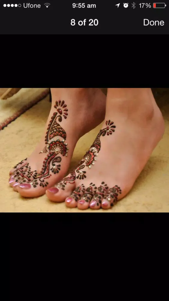 Capturas de tela do Mehndi Designs - Alkane Designs Lite