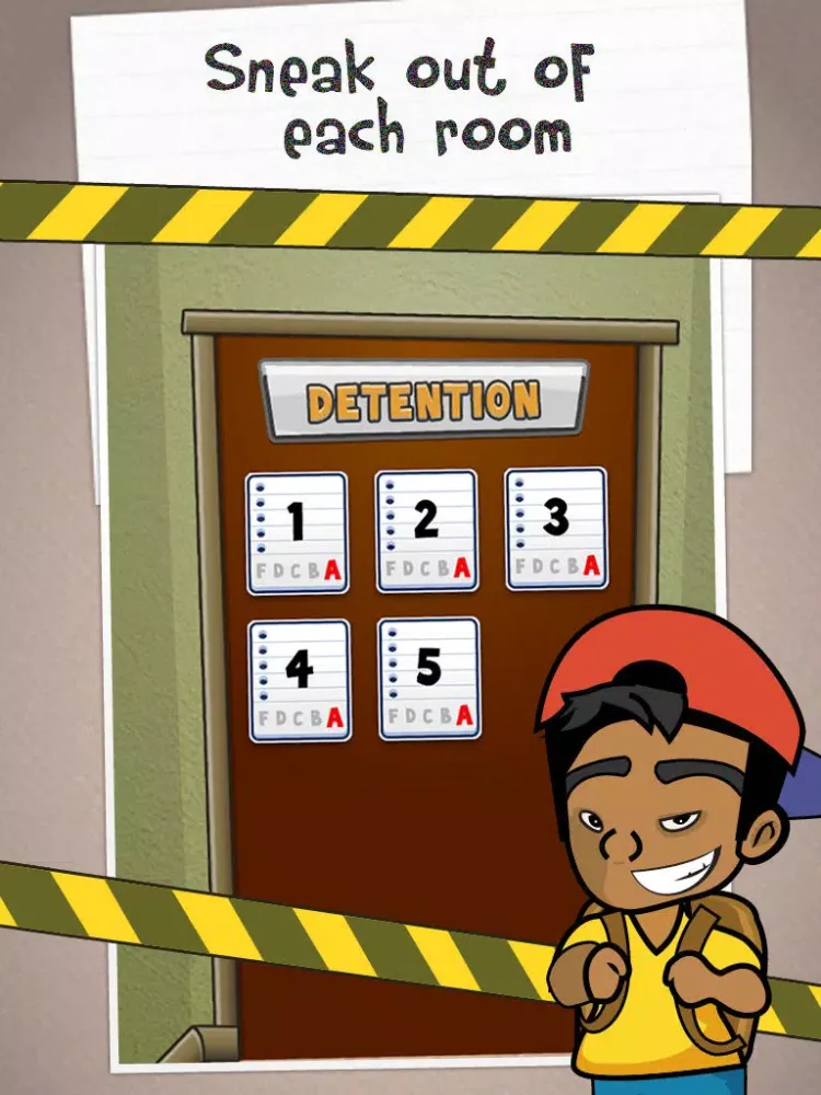 Escape! From Detention iPad  سکرین شاٹس