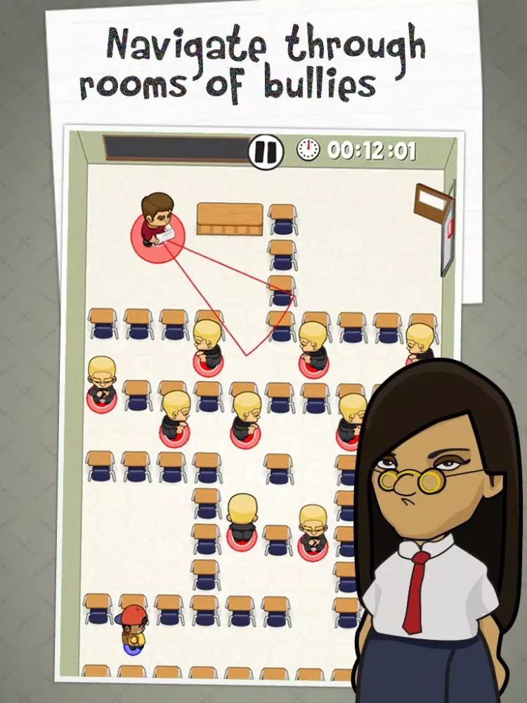 Escape! From Detention iPad  سکرین شاٹس
