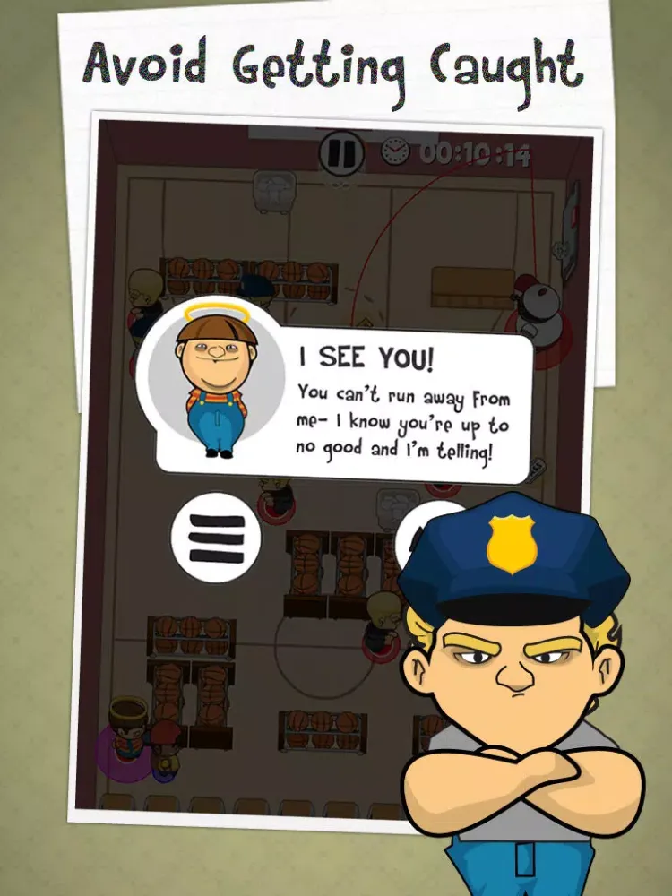 Escape! From Detention iPad  سکرین شاٹس