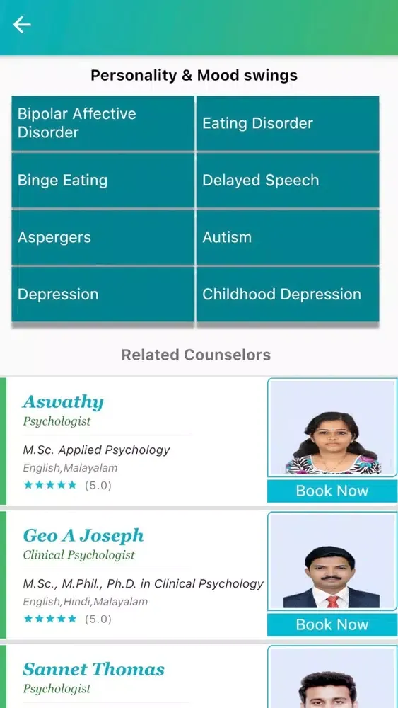 Tangkapan layar MindGuru Counseling
