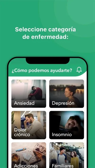 Capturas de tela do MindHelp