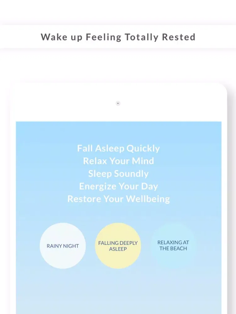 Zrzuty ekranu Deep Sleep and Relax Hypnosis iPad 