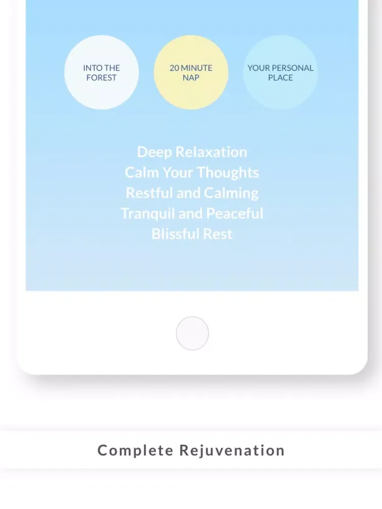 Zrzuty ekranu Deep Sleep and Relax Hypnosis iPad 