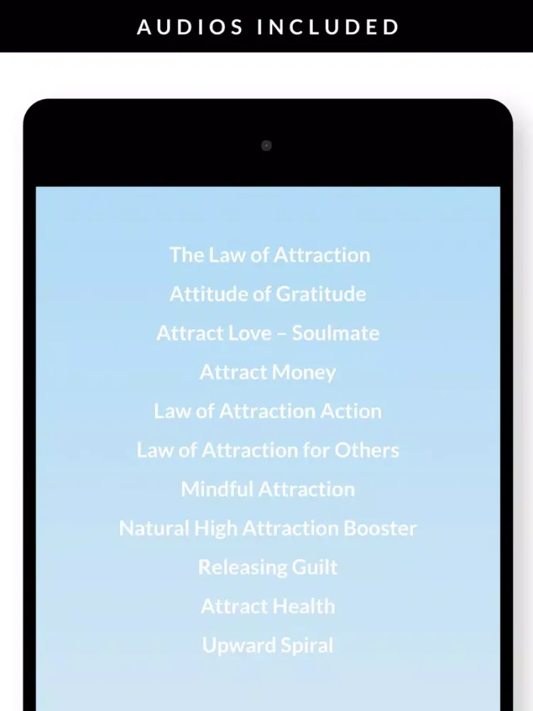 Скриншоты Law of Attraction Meditation iPad 