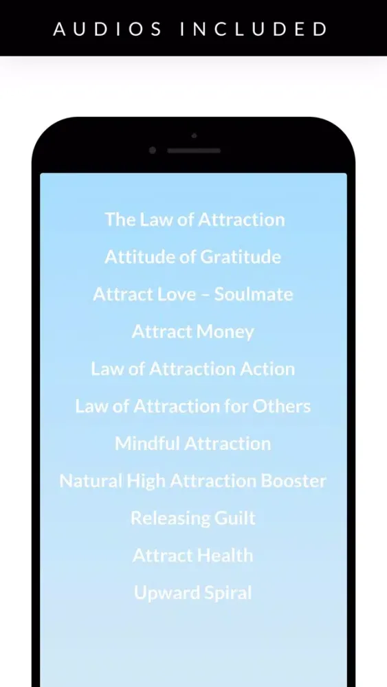 Скриншоты Law of Attraction Meditation