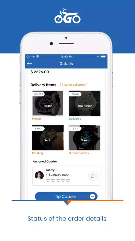 Togo:Courier Service应用截图