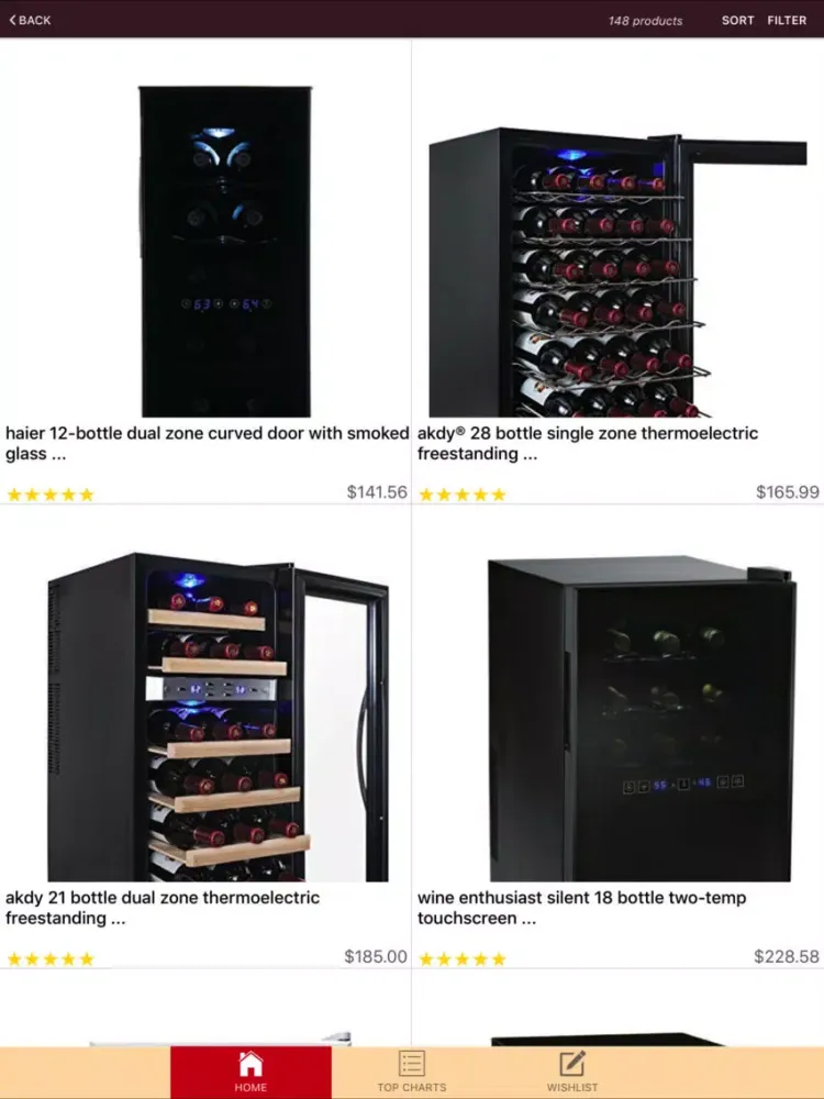 صور Wines & Decanters iPad 