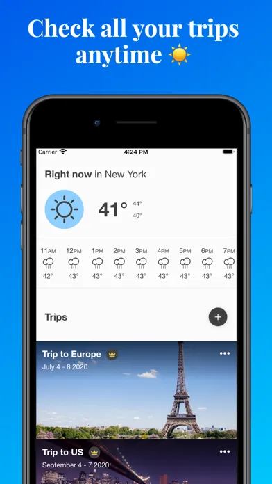 Tangkapan skrin Weather: Traveler live tracker