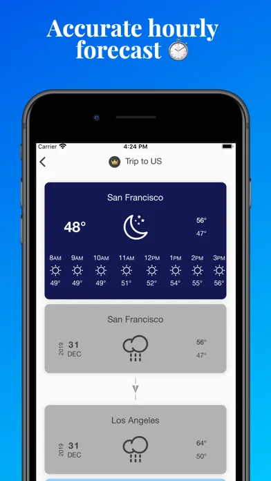 Tangkapan skrin Weather: Traveler live tracker