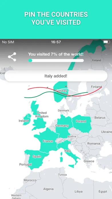 Marp: map where you've been Screenshots
