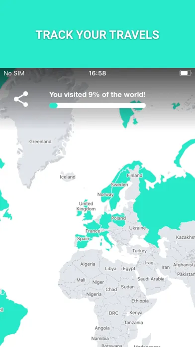 Marp: map where you've been Screenshots