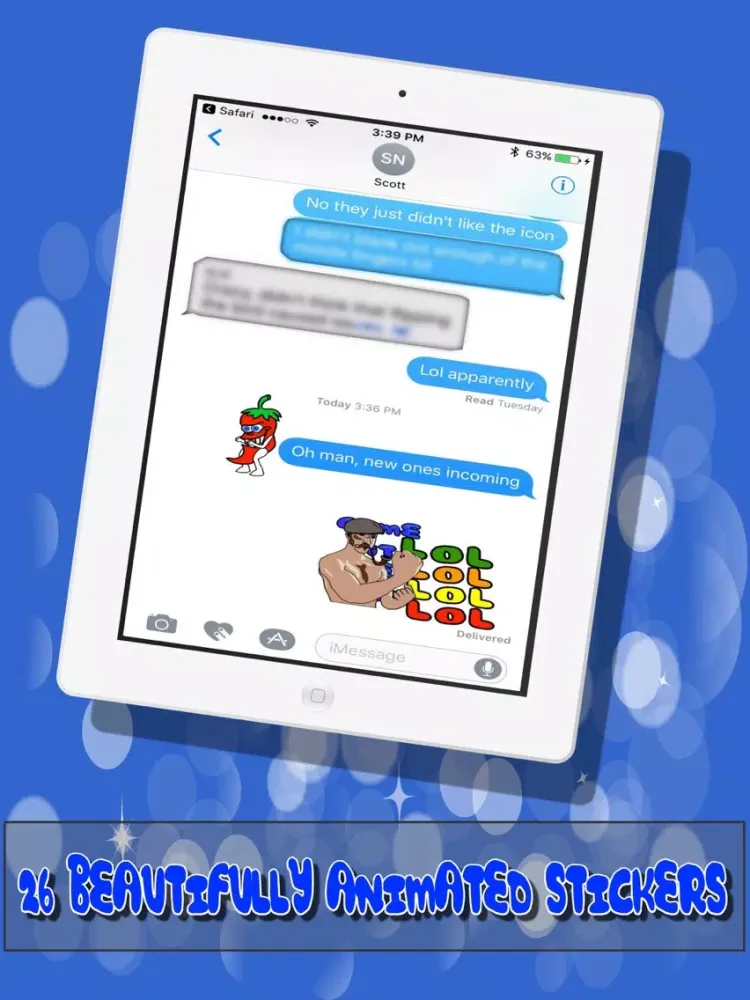 Screenshot di College Life Stickers : Freshman Edition iPad 