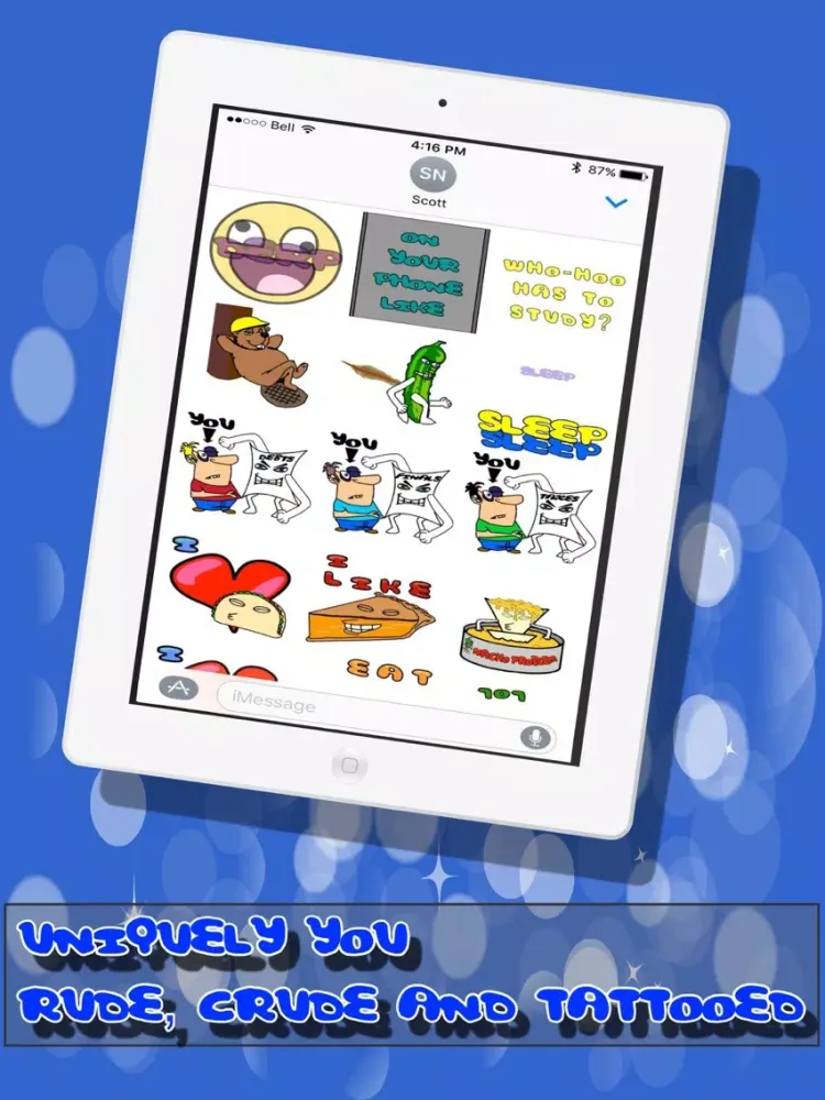 Screenshot di College Life Stickers : Freshman Edition iPad 