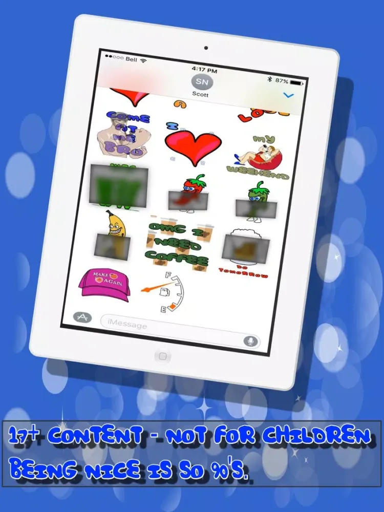 Screenshot di College Life Stickers : Freshman Edition iPad 